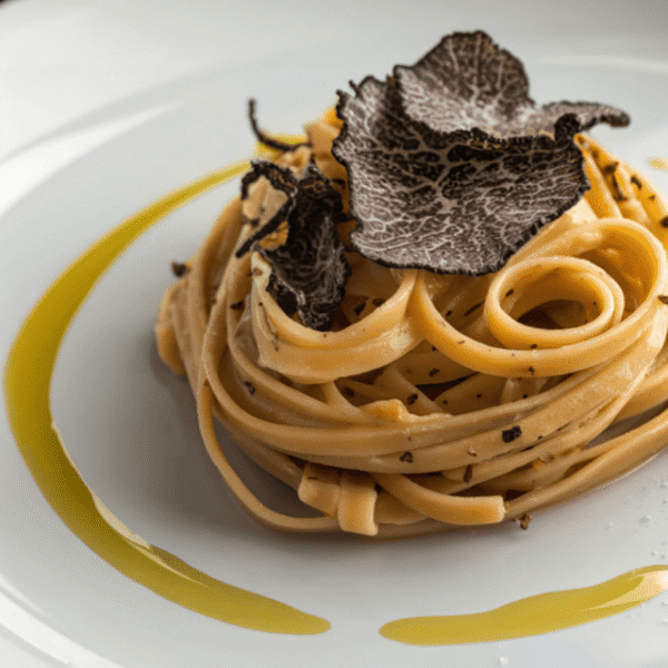 Pasta mit Trueffel Olivenöl Extra Vergine Gourmet Di Sol