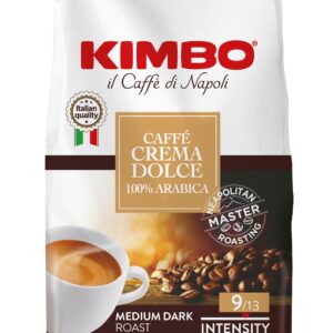 Kimbo Caffe Crema Dolce 100% Arabica 1kg Bohnen