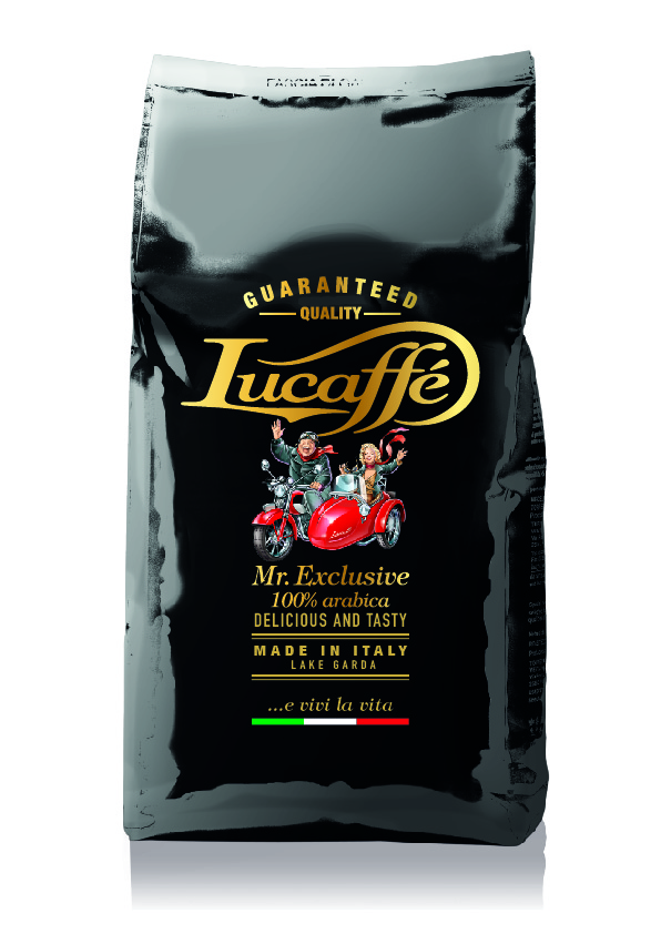 Lucaffé Mr. Exclusive 100% Arabica 1 kg ganze Bohnen